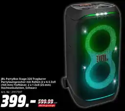 Saturn JBL PartyBox Stage 320 Tragbarer Partylautsprecher mit Rollen Angebot