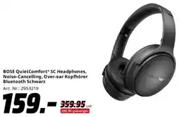 Saturn BOSE QuietComfort SC Headphones, Noise-Cancelling, Over-ear Kopfhörer Bluetooth Schwarz Angebot