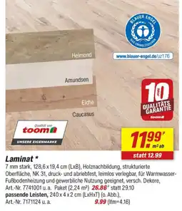 toom Baumarkt Laminat Angebot