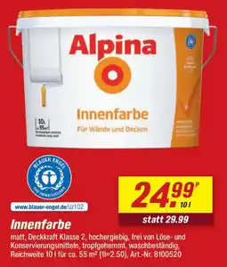 toom Baumarkt Alpina Innenfarbe Angebot