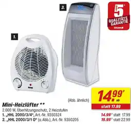 toom Baumarkt Mini-Heizlüfter Angebot
