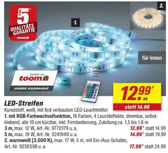 toom Baumarkt LED-Streifen Angebot