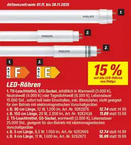 toom Baumarkt PHILIPS LED-Röhren Angebot