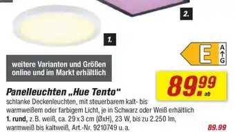 toom Baumarkt Panelleuchten,,Hue Tento" Angebot