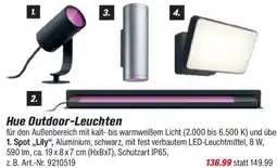 toom Baumarkt Hue Outdoor-Leuchten Spot,,Lily" Angebot