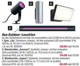 toom Baumarkt Hue Outdoor-Leuchten - 3. Wandleuchte,,Appear" Angebot