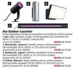 toom Baumarkt Hue Outdoor-Leuchten - 4. Flutlicht,,Welcome" Angebot