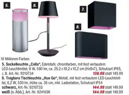 toom Baumarkt Hue Outdoor-Leuchten -6. Tragbare Tischleuchte „,Hue Go" Angebot