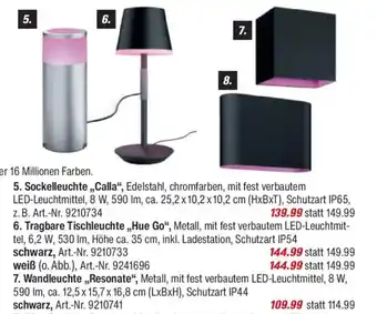 toom Baumarkt Hue Outdoor-Leuchten - 7. Wandleuchte,,Resonate" Angebot