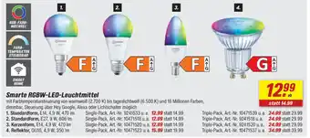 toom Baumarkt LEDVANCE Smarte RGBW-LED-Leuchtmittel Angebot