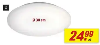 toom Baumarkt Deckenleuchte „,Orbis Pure" Angebot