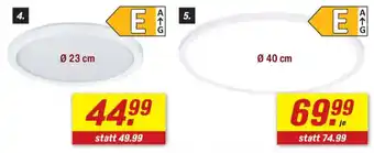 toom Baumarkt Deckenleuchte Smart,,Slim" Angebot