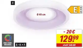 toom Baumarkt Deckenleuchte Smart,,Claria" Angebot