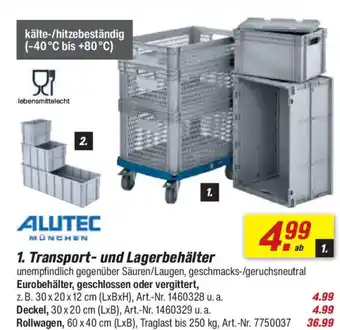 toom Baumarkt ALUTEC 1. Transport- und Lagerbehälter Angebot