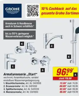 toom Baumarkt GROHE Armaturenserie,,Start" Angebot