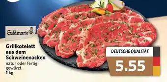 Combi Goldmarie Grillkotelett aus dem Schweinenacken 1kg Angebot