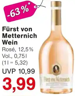 Wiglo Wunderland Fürst von Metternich Wein Angebot