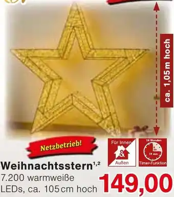 Wiglo Wunderland Weihnachtsstern Angebot