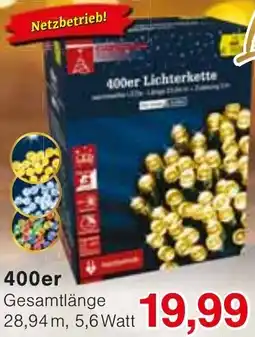 Wiglo Wunderland 400er Lichterkette Angebot