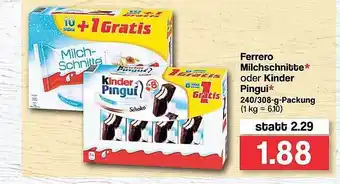 Famila Nord West Ferrero Milchschnitte Oder Kinder Pingui Angebot