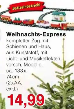 Wiglo Wunderland Weihnachts-Express Angebot