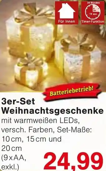 Wiglo Wunderland 3er-Set Weihnachtsgeschenke Angebot