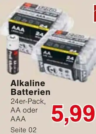 Wiglo Wunderland Alkaline Batterien Angebot