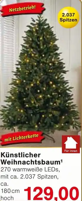 Wiglo Wunderland Künstlicher Weihnachtsbaum Angebot
