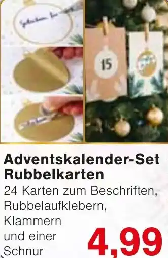 Wiglo Wunderland Adventskalender-Set Rubbelkarten Angebot