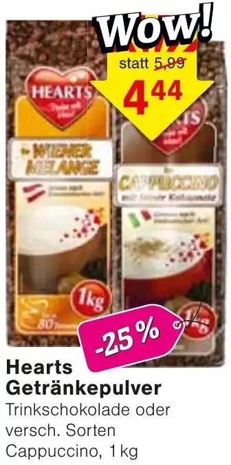 Wiglo Wunderland Hearts Getränkepulver Angebot