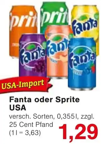 Wiglo Wunderland Fanta oder Sprite USA Angebot