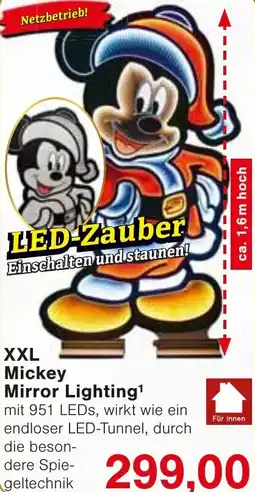 Wiglo Wunderland XXL Mickey Mirror Lighting Angebot