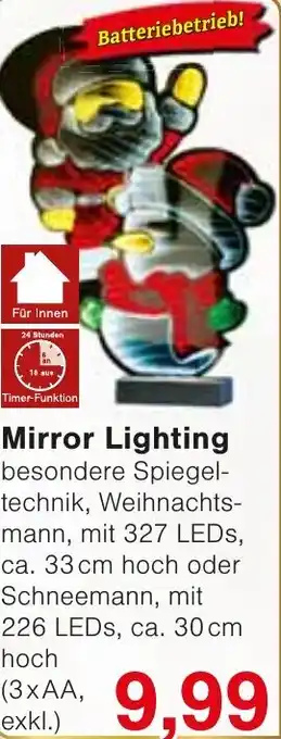 Wiglo Wunderland Mirror Lighting Angebot