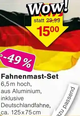 Wiglo Wunderland Fahnenmast-Set Angebot