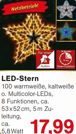 Wiglo Wunderland LED-Stern Angebot