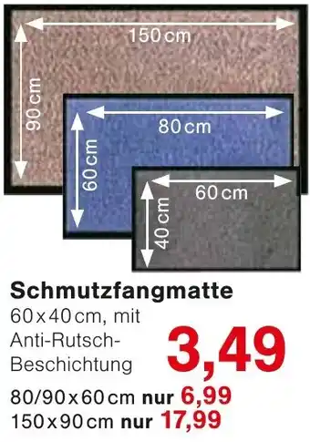 Wiglo Wunderland Schmutzfangmatte Angebot