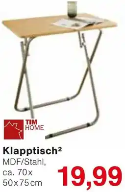 Wiglo Wunderland TIM HOME Klapptisch Angebot