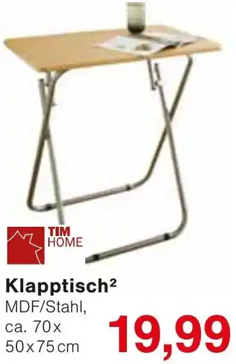 Wiglo Wunderland TIM HOME Klapptisch Angebot