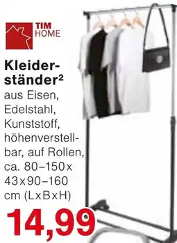 Wiglo Wunderland TIM HOME Kleiderständer Angebot