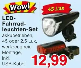 Wiglo Wunderland LED- Fahrradleuchten-Set Angebot