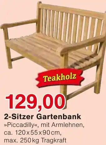 Wiglo Wunderland 2-Sitzer Gartenbank Angebot
