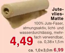 Wiglo Wunderland Jutevlies- Matte Angebot