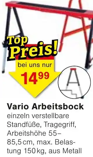 Wiglo Wunderland Vario Arbeitsbock Angebot
