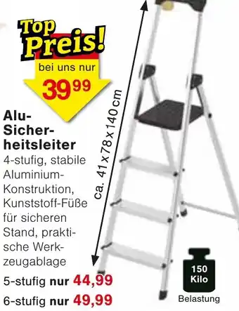 Wiglo Wunderland Alu- Sicherheitsleiter Angebot