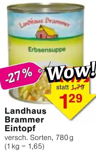 Wiglo Wunderland Landhaus Brammer Eintopf Angebot