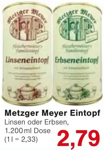 Wiglo Wunderland Metzger Meyer Eintopf Angebot