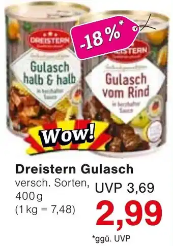 Wiglo Wunderland Dreistern Gulasch Angebot