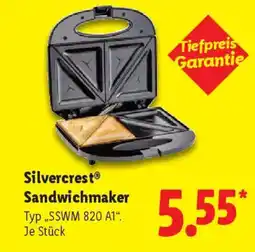 Lidl SilvercrestⓇ Sandwichmaker Angebot