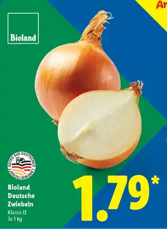 Lidl Bioland Deutsche Zwiebeln Angebot