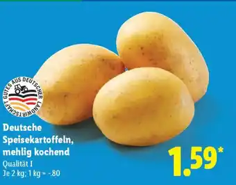 Lidl Deutsche Speisekartoffeln, mehlig kochend Angebot